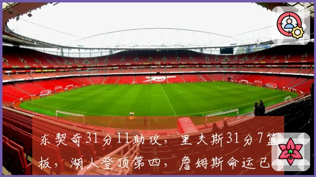 东契奇31分11助攻，里夫斯31分7篮板，湖人登顶第四，詹姆斯命运已定