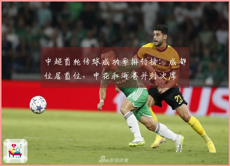 中超首轮传球成功率排行榜：成都位居首位，申花和海港并列次席